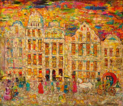 Townscape from Bruge, Mihail Kamberov / Largo Art Gallery